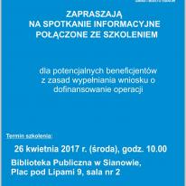 SZKOLENIE W SIANOWIE